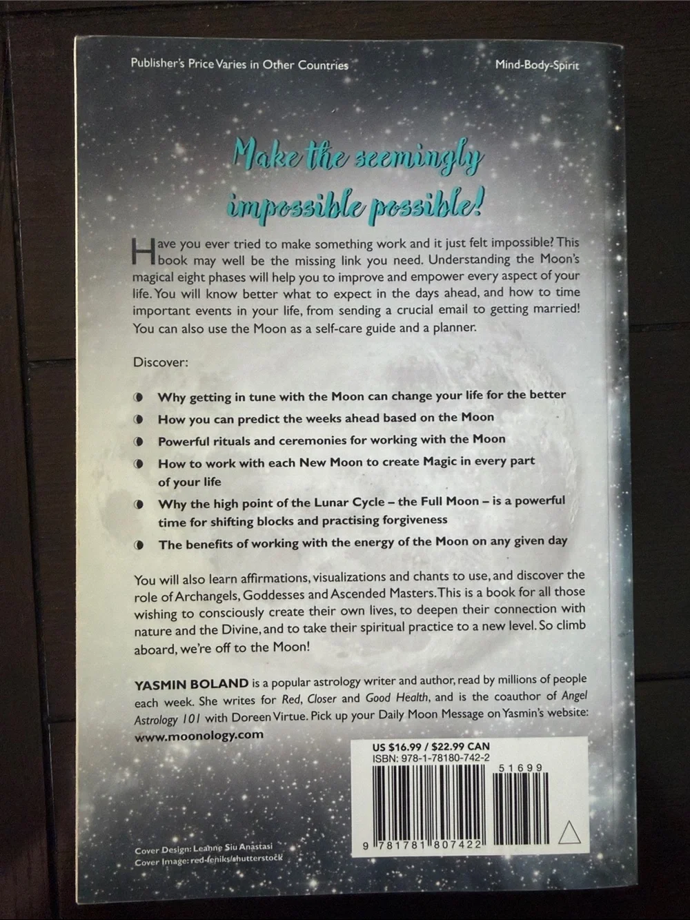 Moonology Manifestation Oracle Cards by - Purple